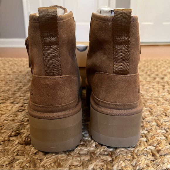 NWT UGG Neumel Platform Strap Chukka Boot Chestnut Size Women's 8 - Picture 12 of 16